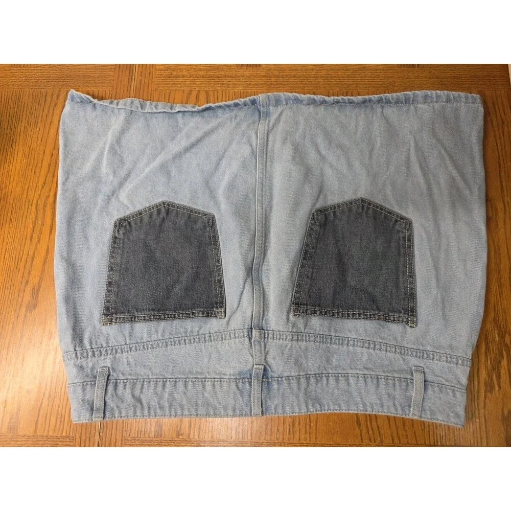 Wild Fable Colorblock Denim Short Skirt Women's Size 16